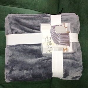 Leopard Print Tan Throw Blanket